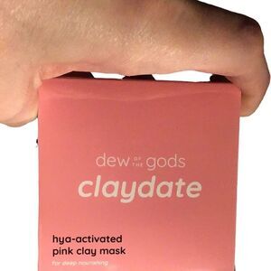 CLAYDATE Pink clay mask 😷 lol
